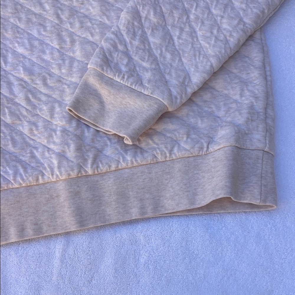 Patagonia women Quilted Crewneck Sweatshirt - Beige . - Picture 4 of 4